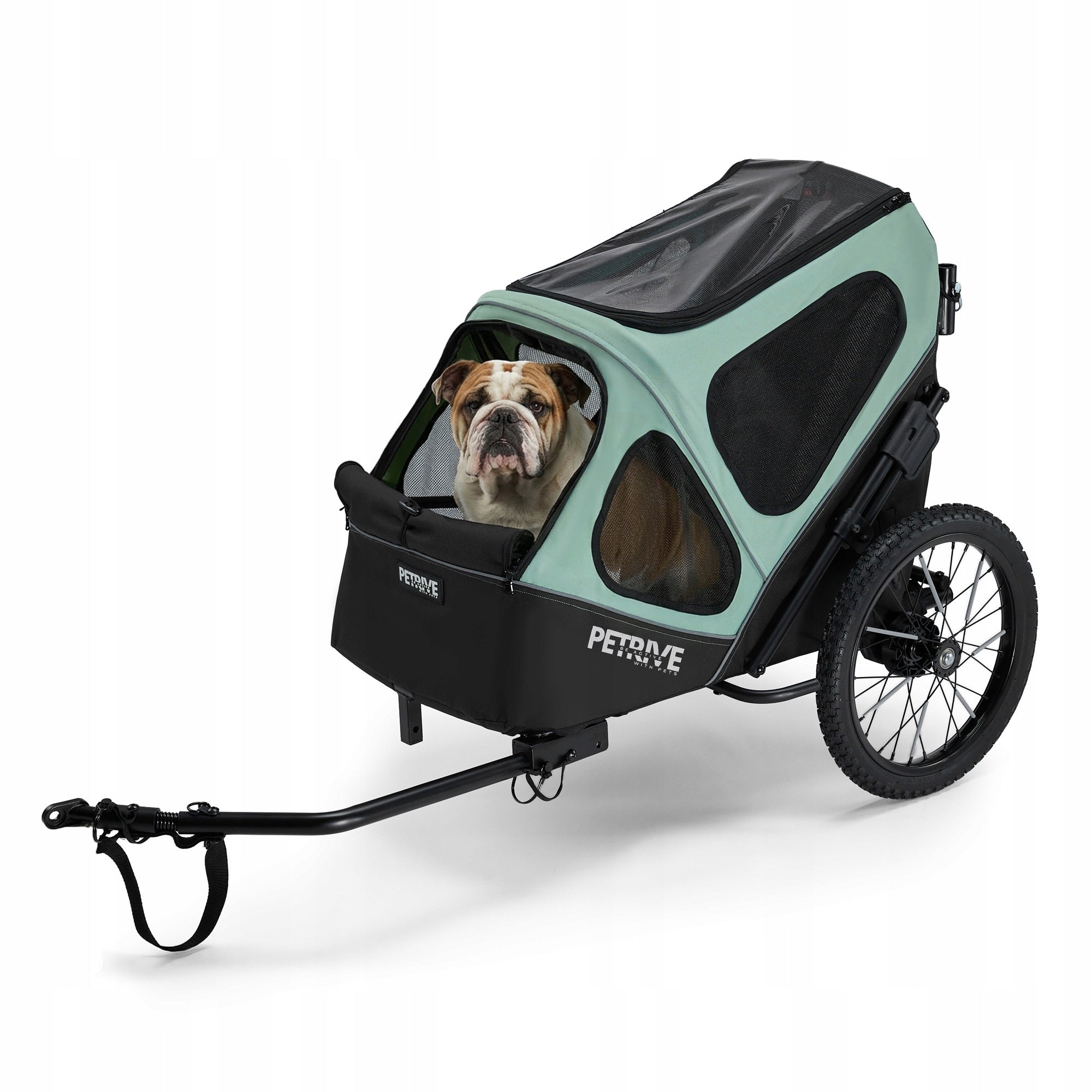 4in1 Dog Bicycle Trailer Trolley Large Transporter Up to 30kg PETRIVE Manufacturer code PTGGBJOSETLTGR01