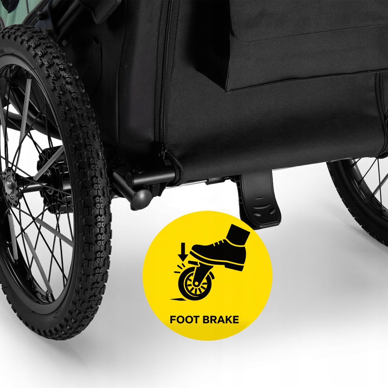 4in1 Dog Bicycle Trailer Trolley Large Transporter Up to 30kg PETRIVE Maximum animal weight 30 kg