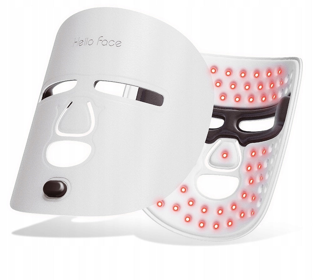 4in1 LED Cosmetic Face Mask Infrared Light Photon Therapy Manufacturer code Bezprzewodowa maska led 4w1