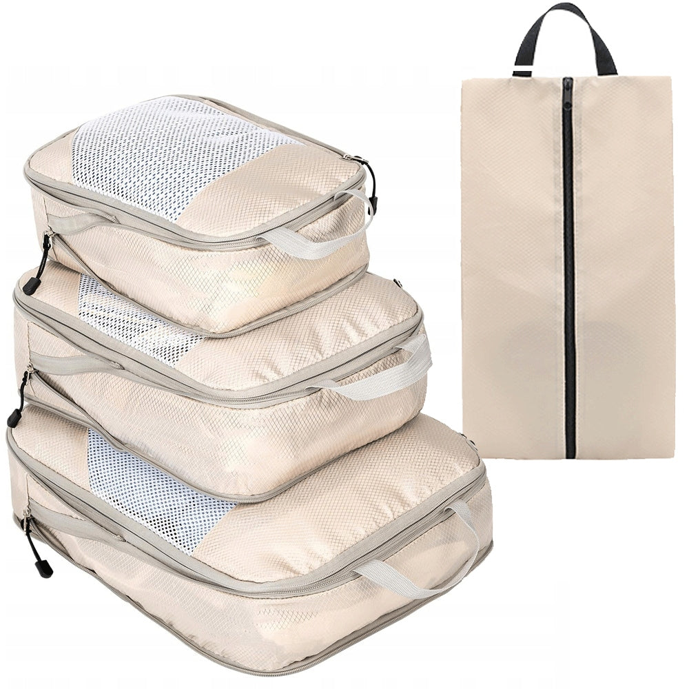 4in1 ORGANIZER SET FOR WARDROBE SUITCASE BAGS COMPRESSION ORGANIZER