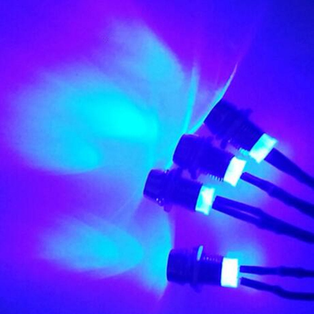 4pcs Blue LED Night 5mm Headlamp Head Tail lights For RC On Road Car Brand no brand