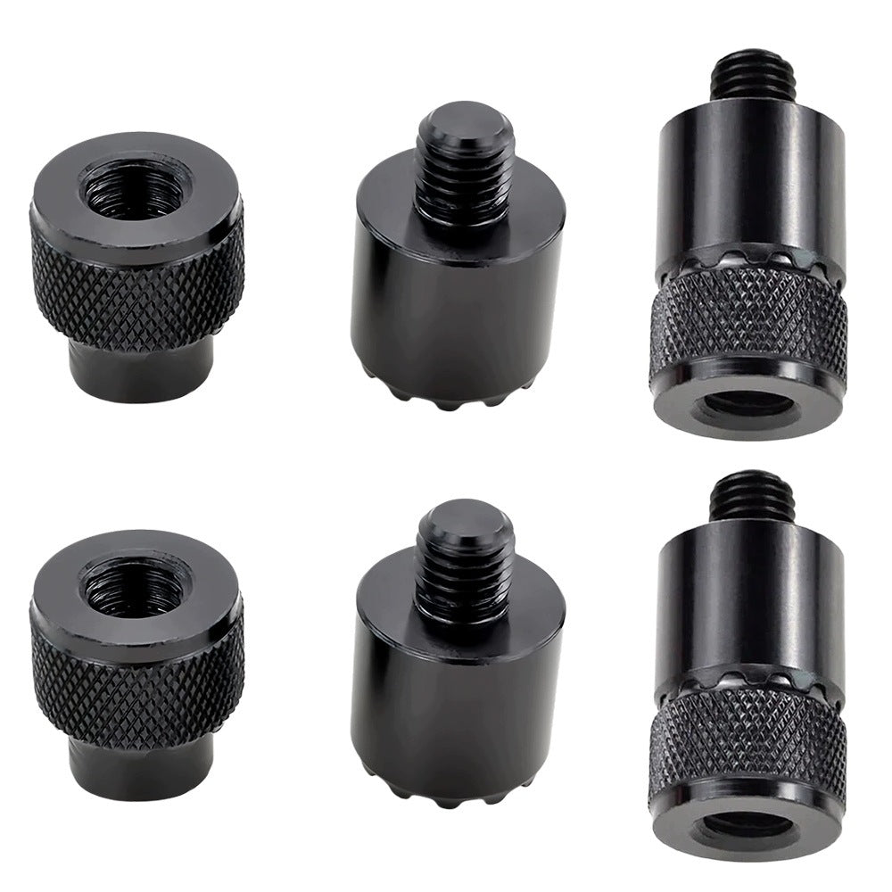 4pcs Magnetic Fishing Adapter 3/8'' For Bite Indicator Black