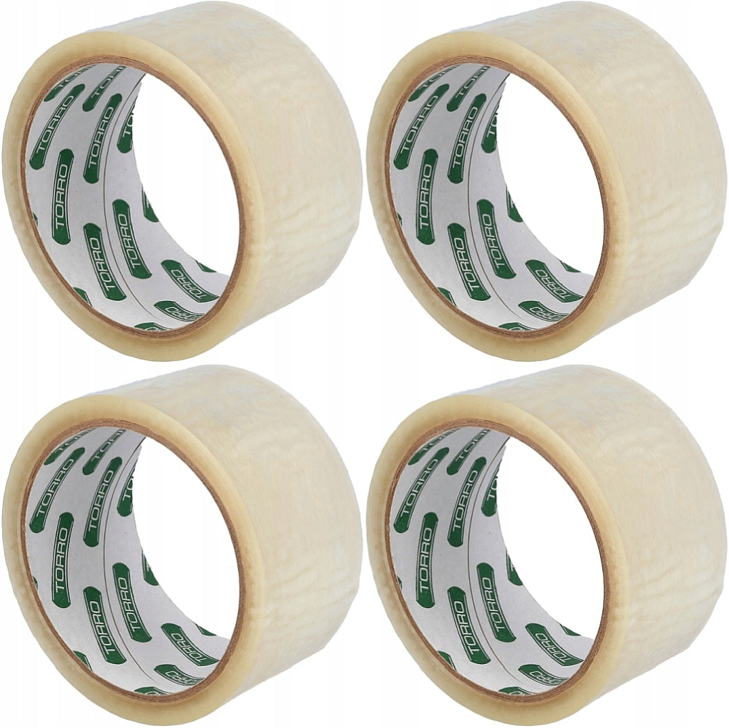 4pcs PACKING TAPE TRANSPARENT PACKING TAPE COLORLESS BOPP 48mm 50yd