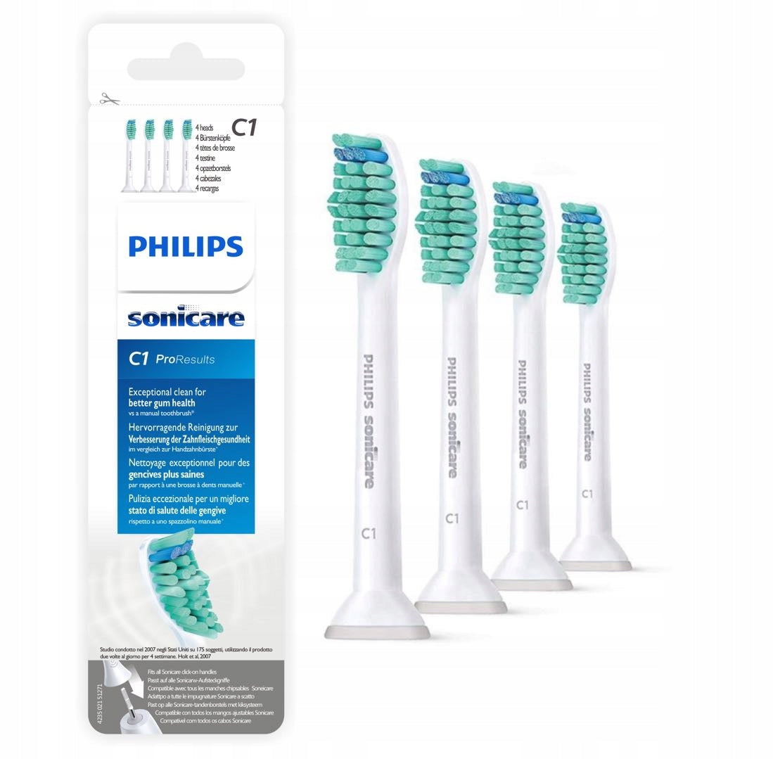 4pcs Toothbrush tips white Philips Sonicare C1 hx6014 ProResults