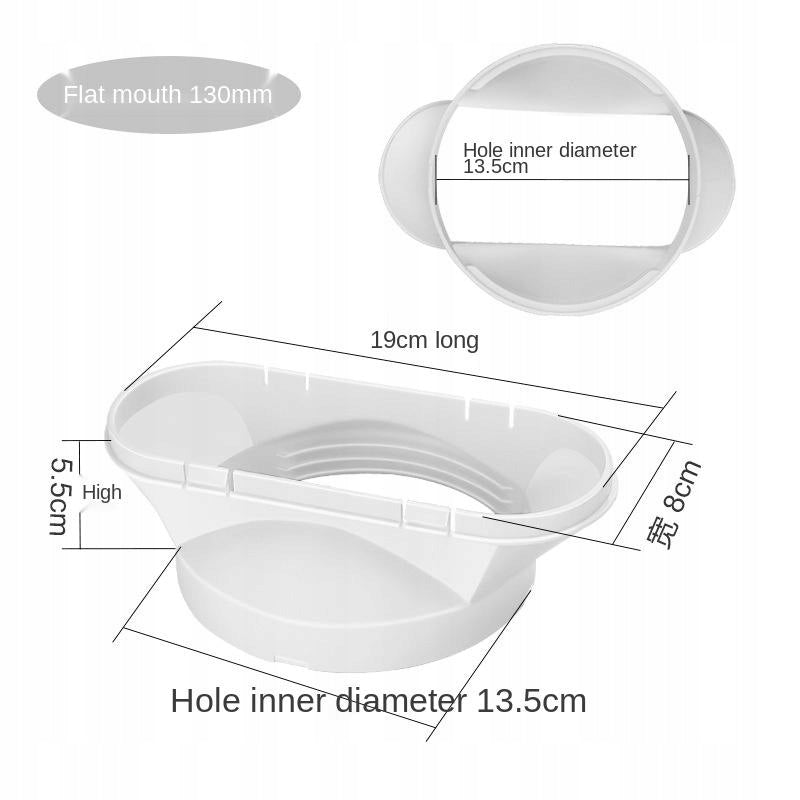 4pcs/set Portable Air Conditioner Window Kit with Je Connector Panel Type air conditioner