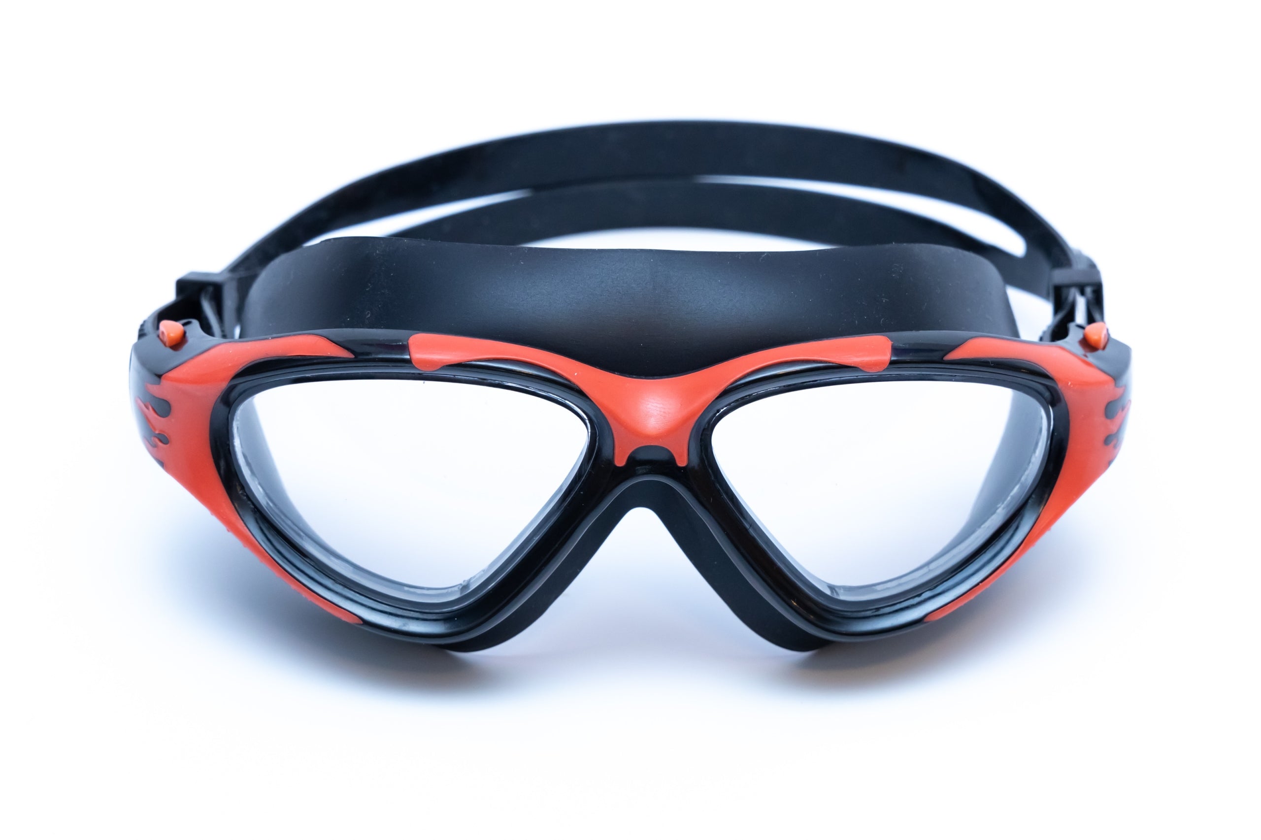 4swim Lunar Black / Red swimming goggles Color black