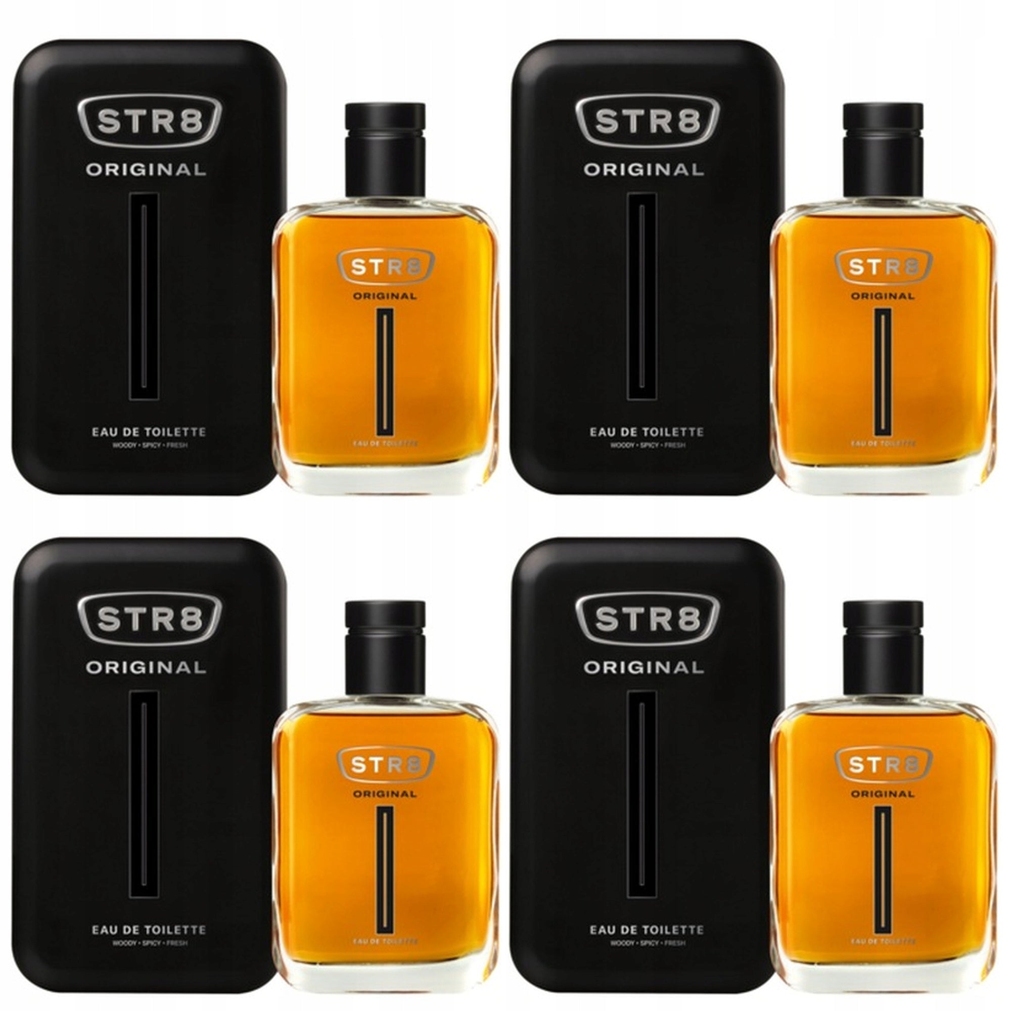 4x 100ml STR8 eau de toilette spray Original