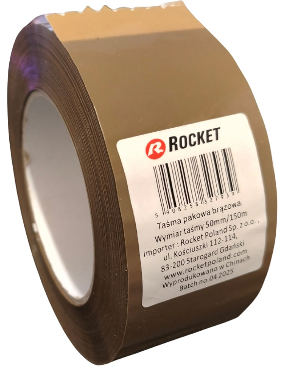 4x 150m PACKING ADHESIVE TAPE BROWN 50MM STRONG ADHESIVE FOR PACKAGE CARTONS Width 50 mm