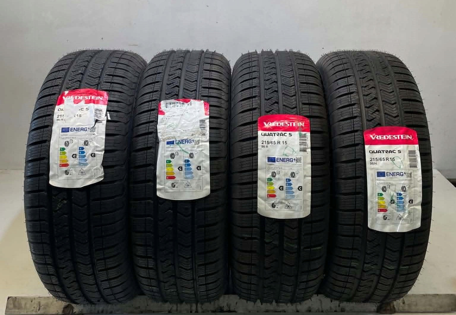 4x 215/65R15 Vredestein Quatrac 5 96 H - all-season tyres