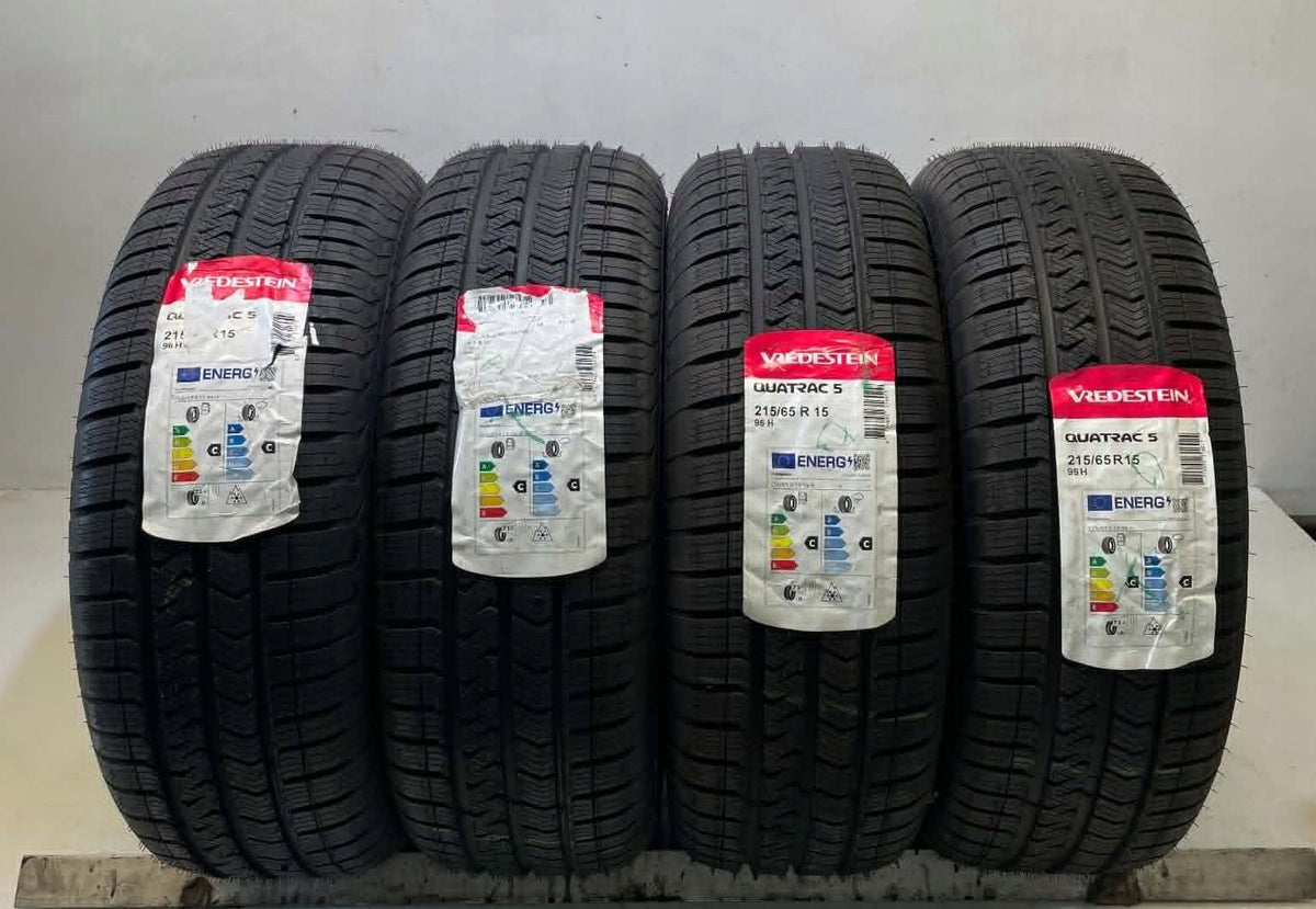 4x 215/65R15 Vredestein Quatrac 5 96 H - all-season tyres