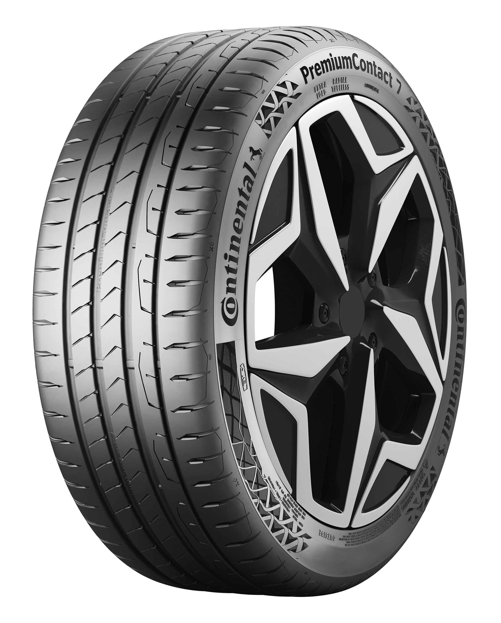4x 225/45R17 CONTINENTAL PREMIUMCONTACT 7 91V Tires