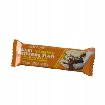 4x 40g ACTIVLAB sweet yummy protein bar milk flavor with cocoa topping bar Expiration date at least 3 months from the date of purchase