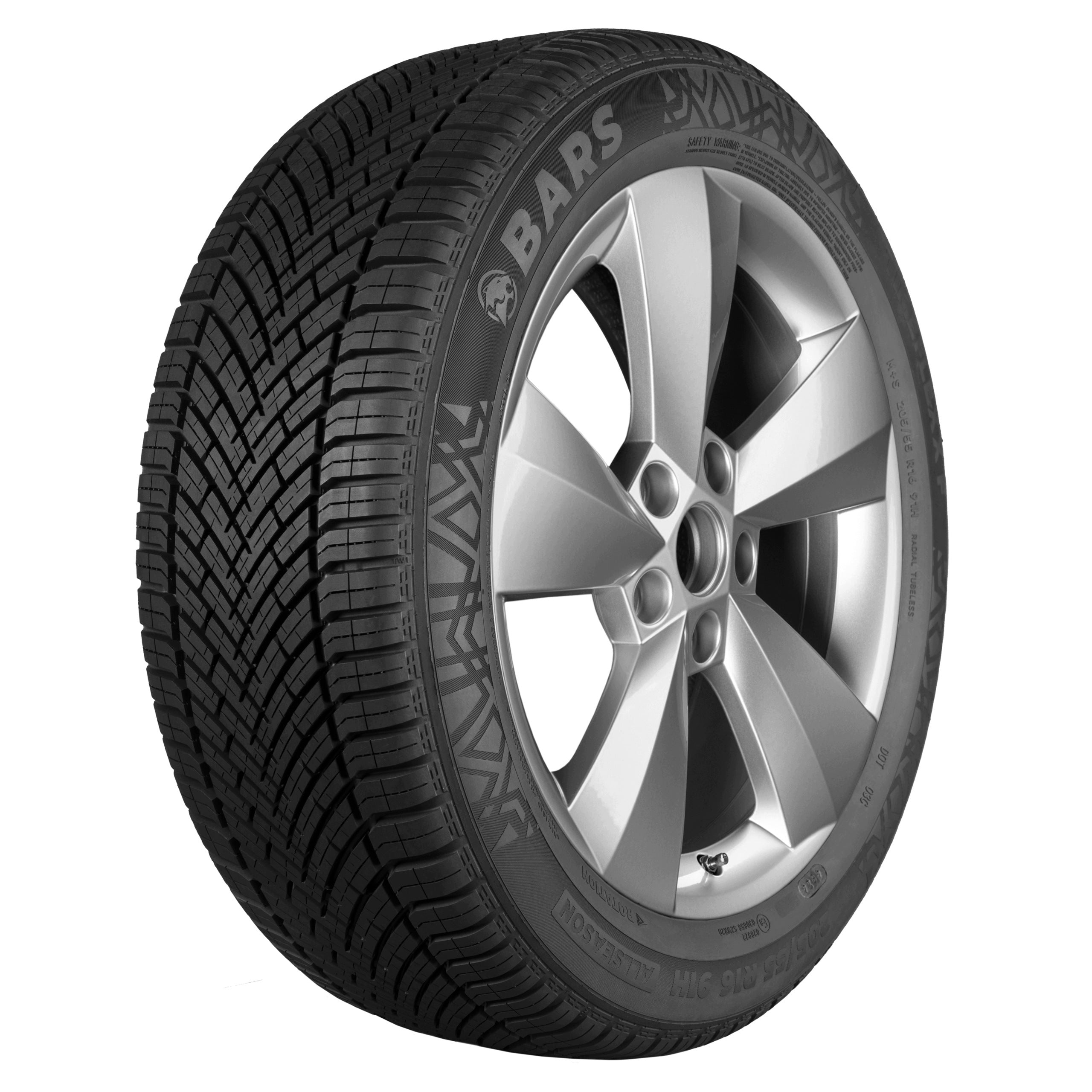 4x Allseason tyre BARS TIMEFLEXX F 205/55R16 91H SL M+S DOT 2026 NEW