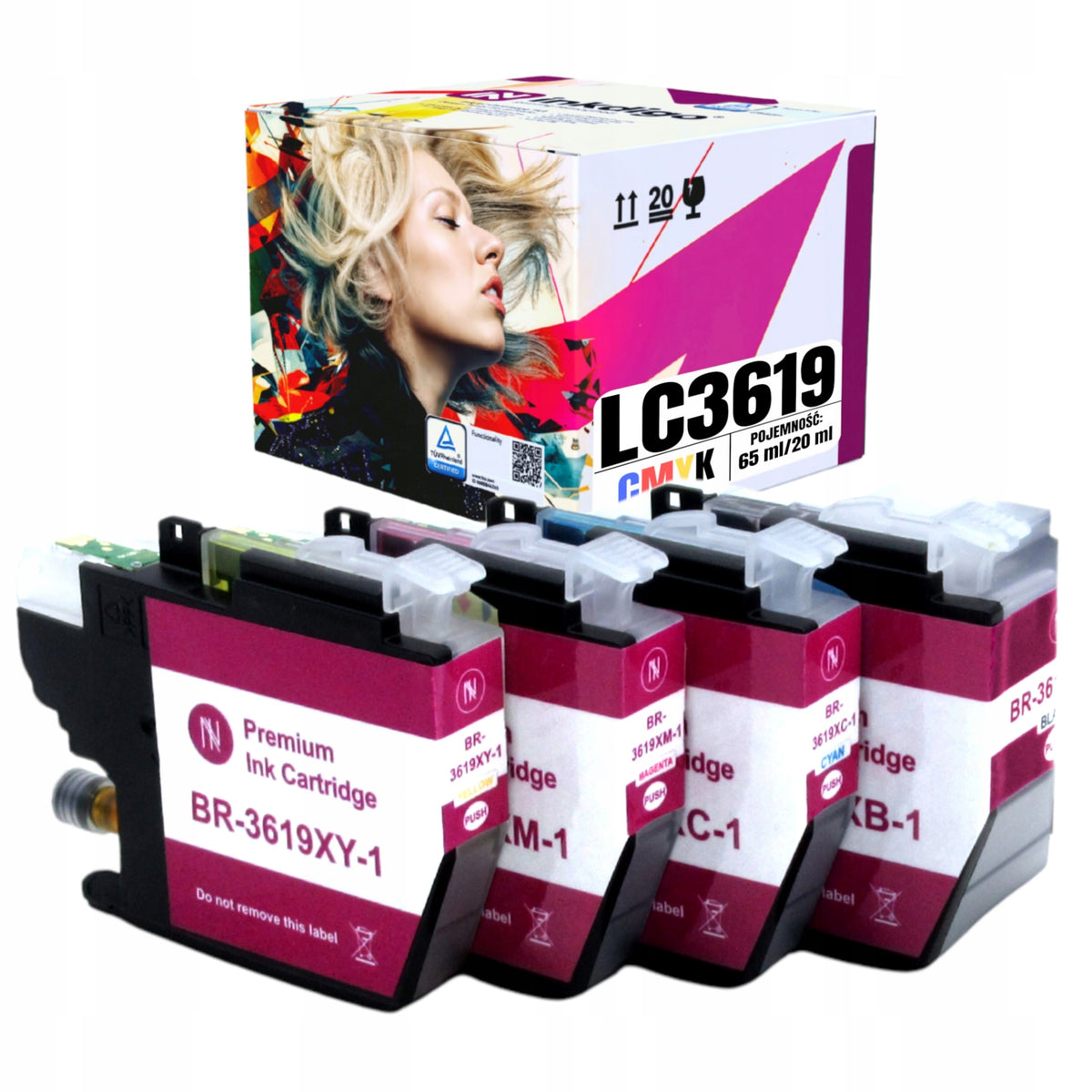 4x BROTHER LC3619 XL MFC-J2330DW Printer Ink Brother LC3619XL
