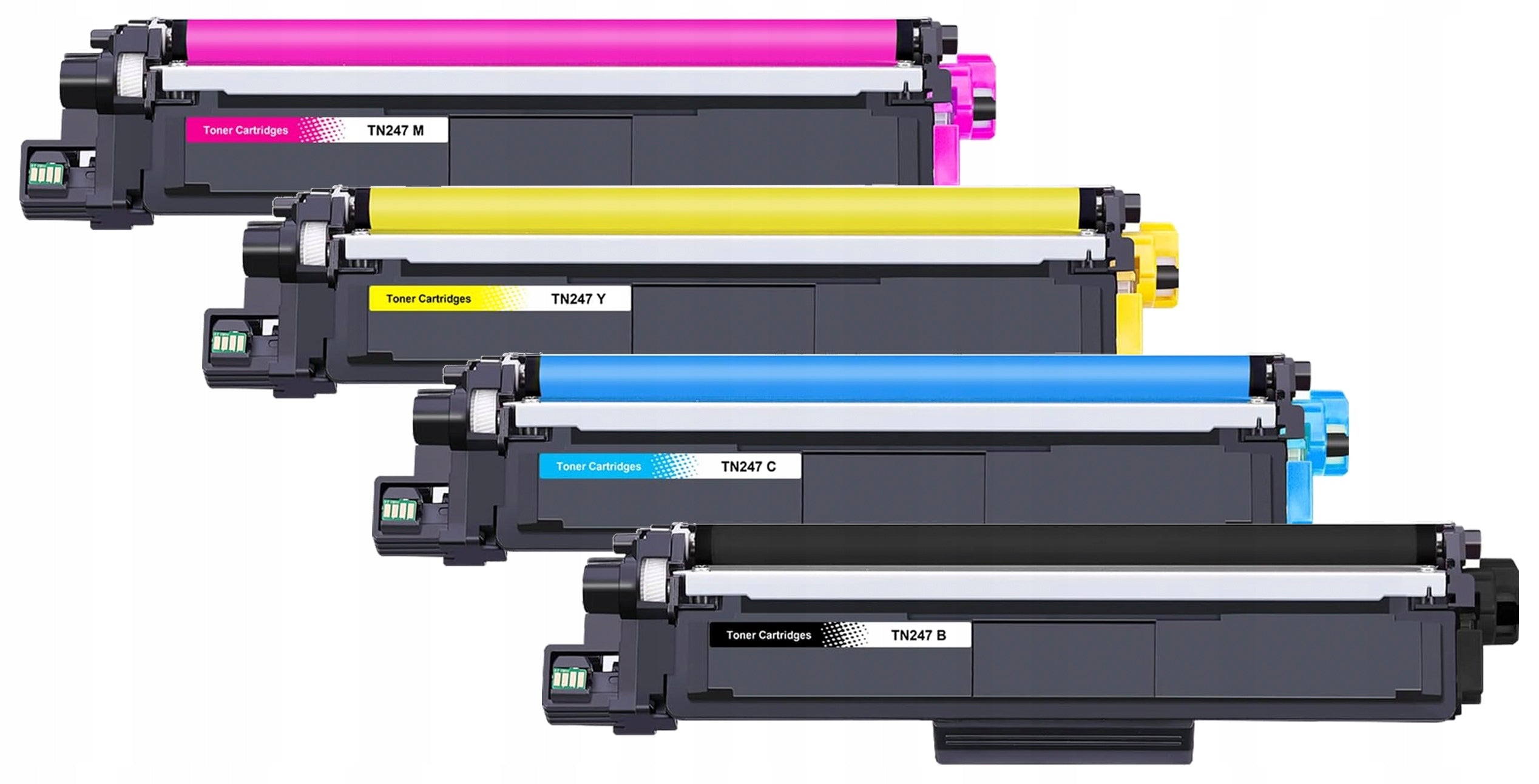 4x BROTHER PRINTER TONER HL-L3270CDW DCP-L3510CDW DCP-L3550CDW TN-247XL Packaging status original