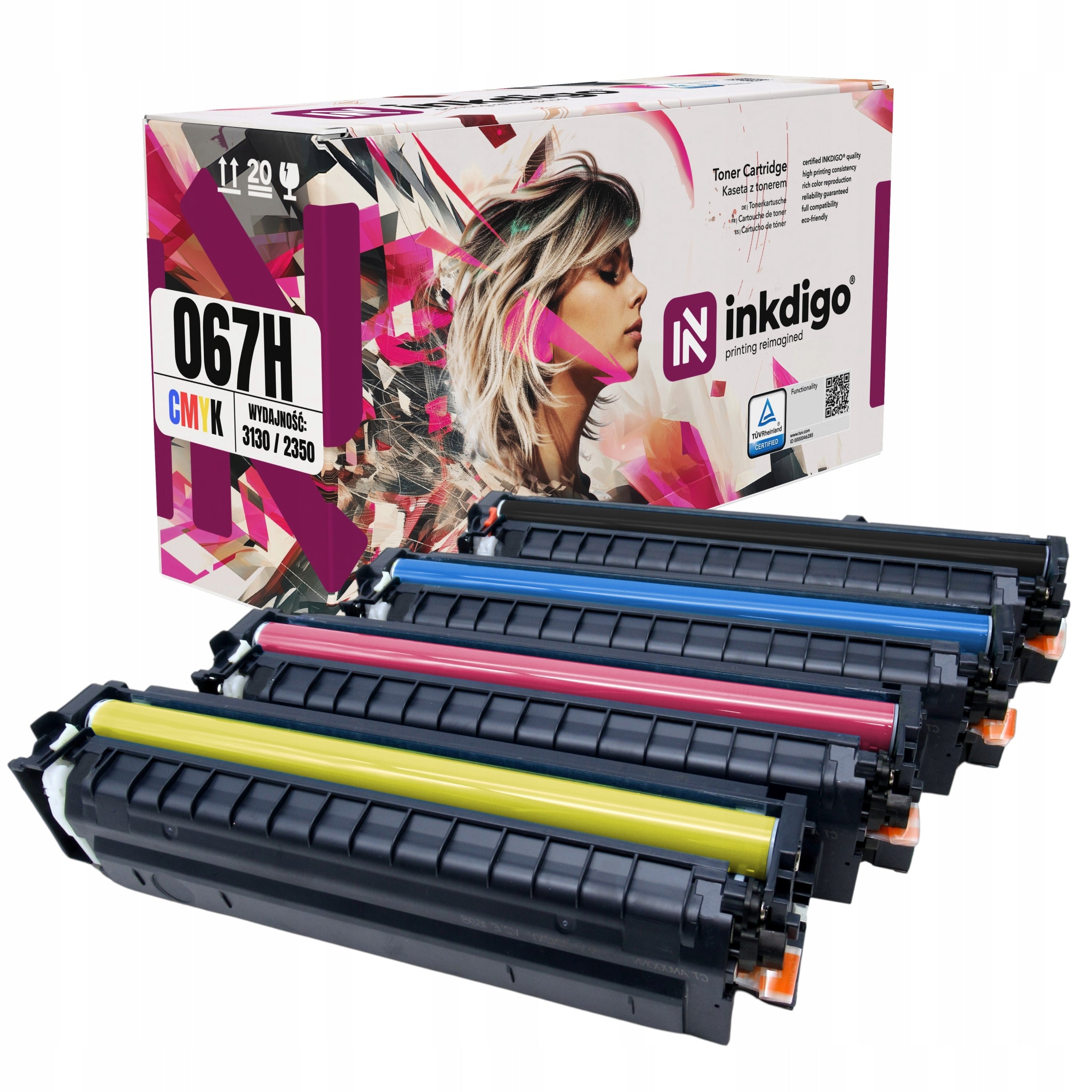 4x CRG-067 Toner Cartridge for Canon MF657Cdw MF655Cw MF655Cdw MF651Cw