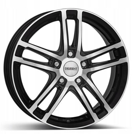 Dezent Tz Schwarz/polierte Lippe 6.5R16 4X108/15 65.1 