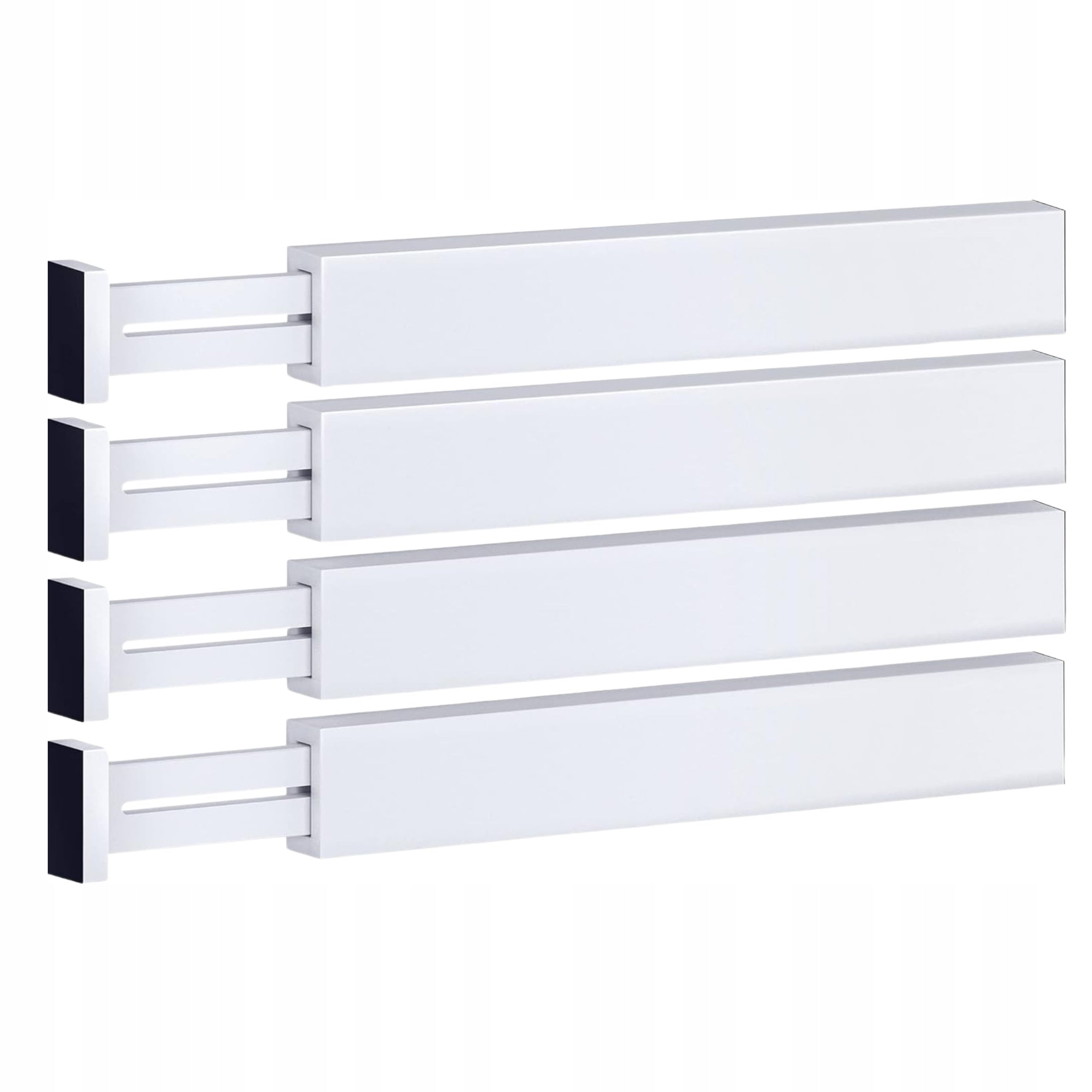 4x DRAWER COMPARTMENT SEPARATOR ORGANIZER ADJUSTABLE 43-55 CM WOOD Brand Aptel