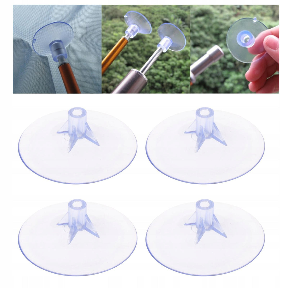 4x Durable Tent Pole Cover Wear Resistant Tent Support Replacement Tips PE