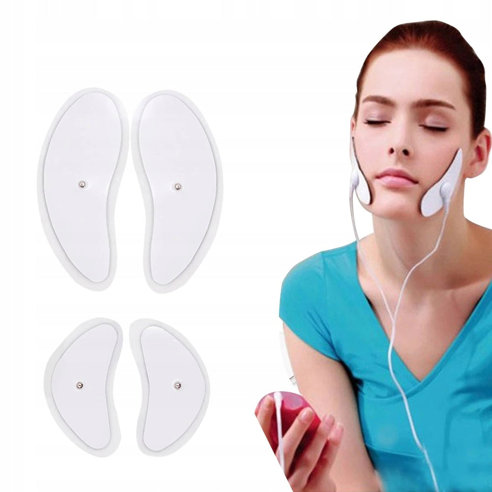 4x ELECTRODE FACE GEL ELECTRODES TENS EMS