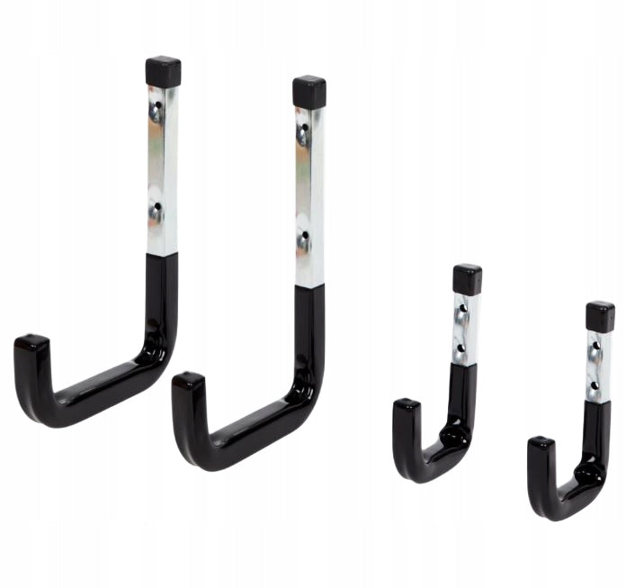 4x Garage Wall Hook Strong 40kg Bicycle Tools Two Size Brand BGS Technic