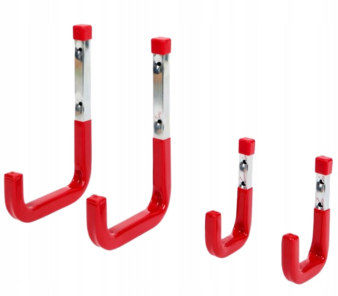 4x Garage Wall Hook Strong 40kg Bicycle Tools Two Size