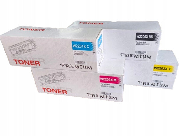 4x High Performance Toner Cartridge for HP 220X HP LaserJet Pro 4202dn MFP 4302 4303 CHIP