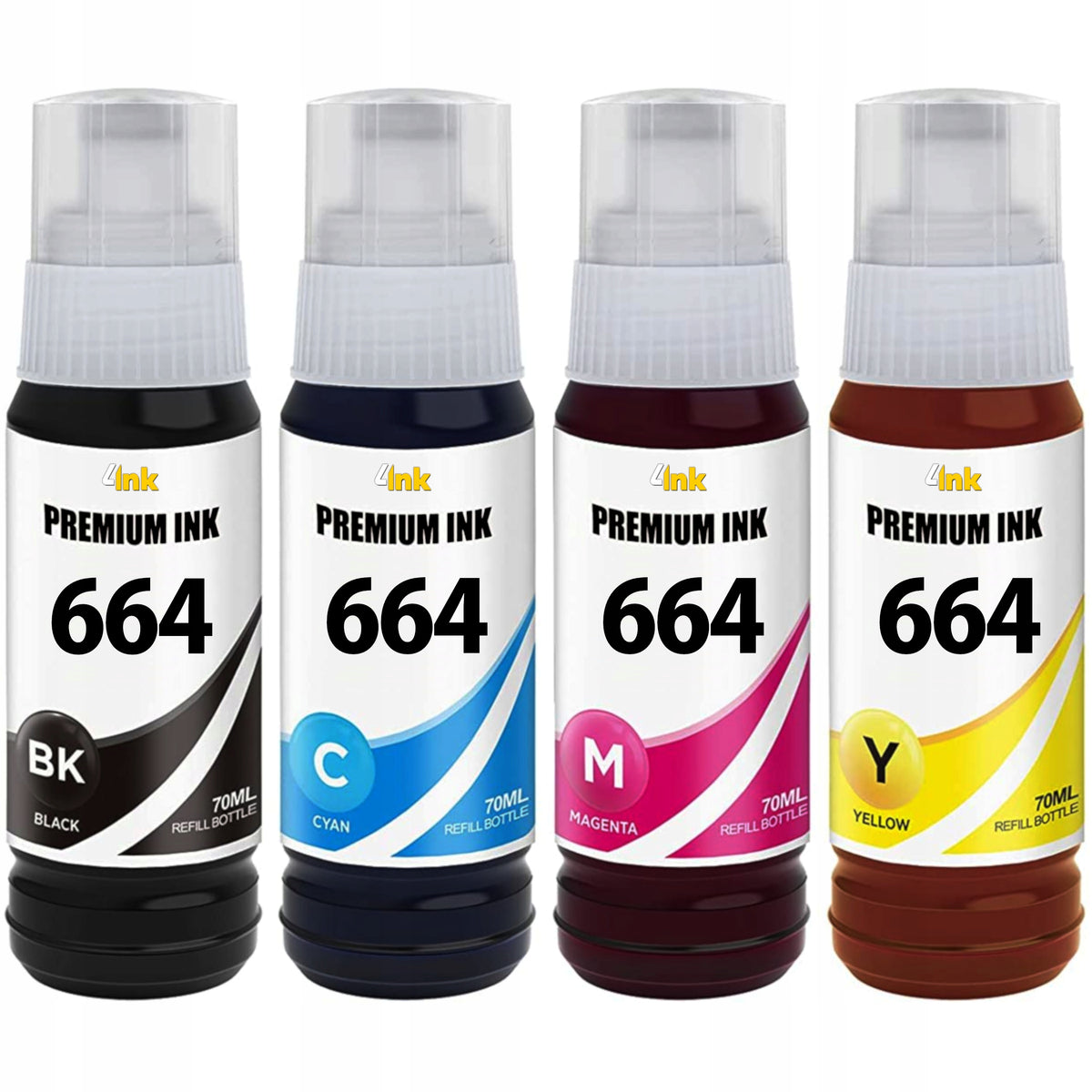 4x INK 664 FOR EPSON ECOTANK ITS L3050 L3060 L3070 PRINTER
