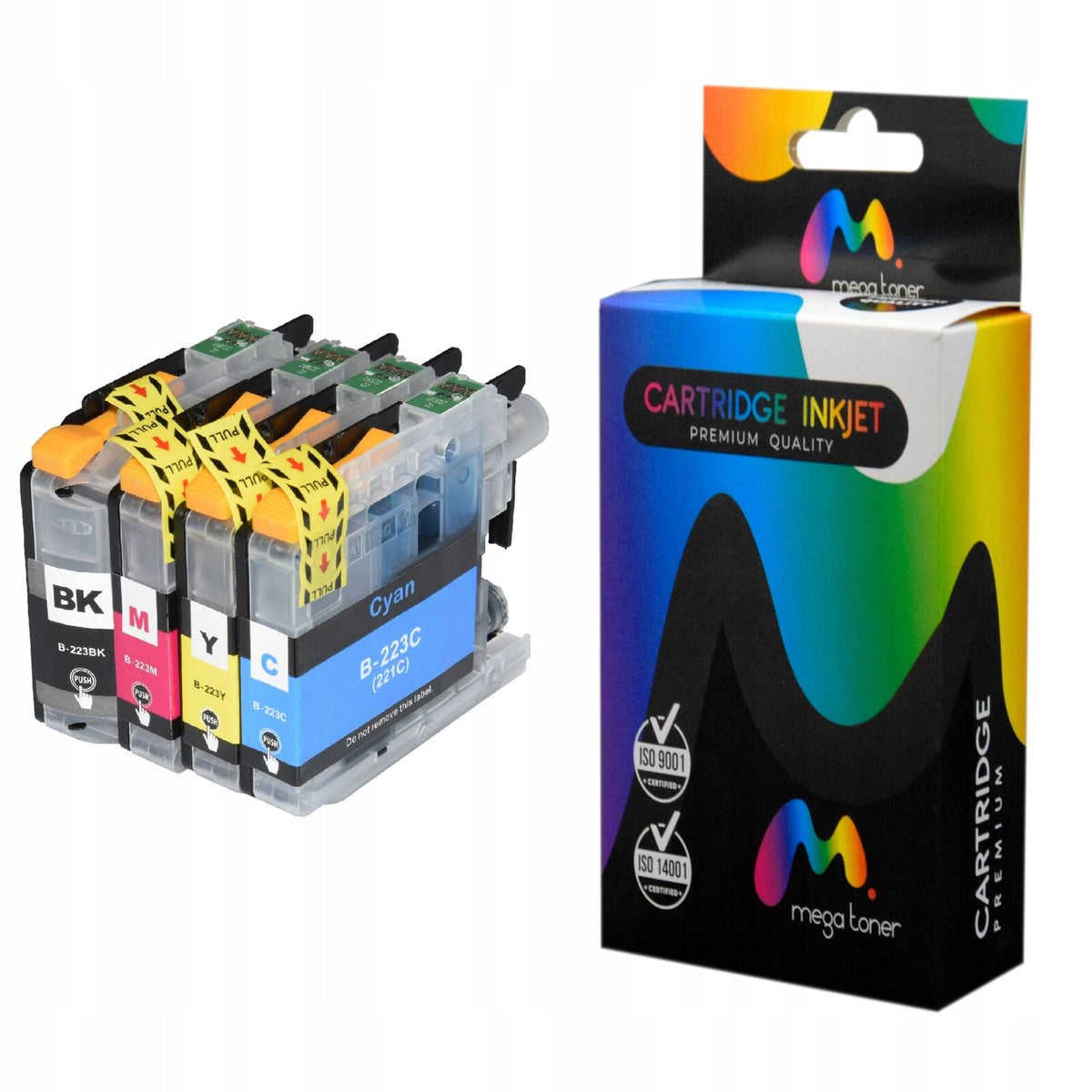 4x INK FOR BROTHER LC223 DCP-J4120DW DCP-J562DW
