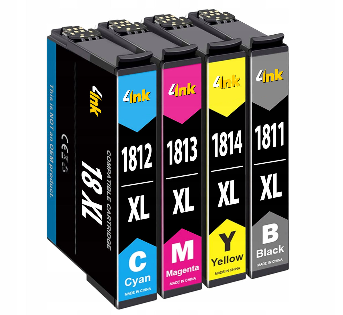 4x INK FOR EPSON XP-315 XP-320 XP-322 XP-325 XL