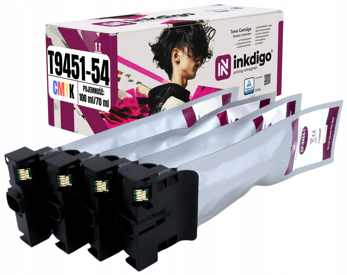 4x Ink Cartridges for EPSON WORKFORCE WF-C5710DWF WF-C5790DWF