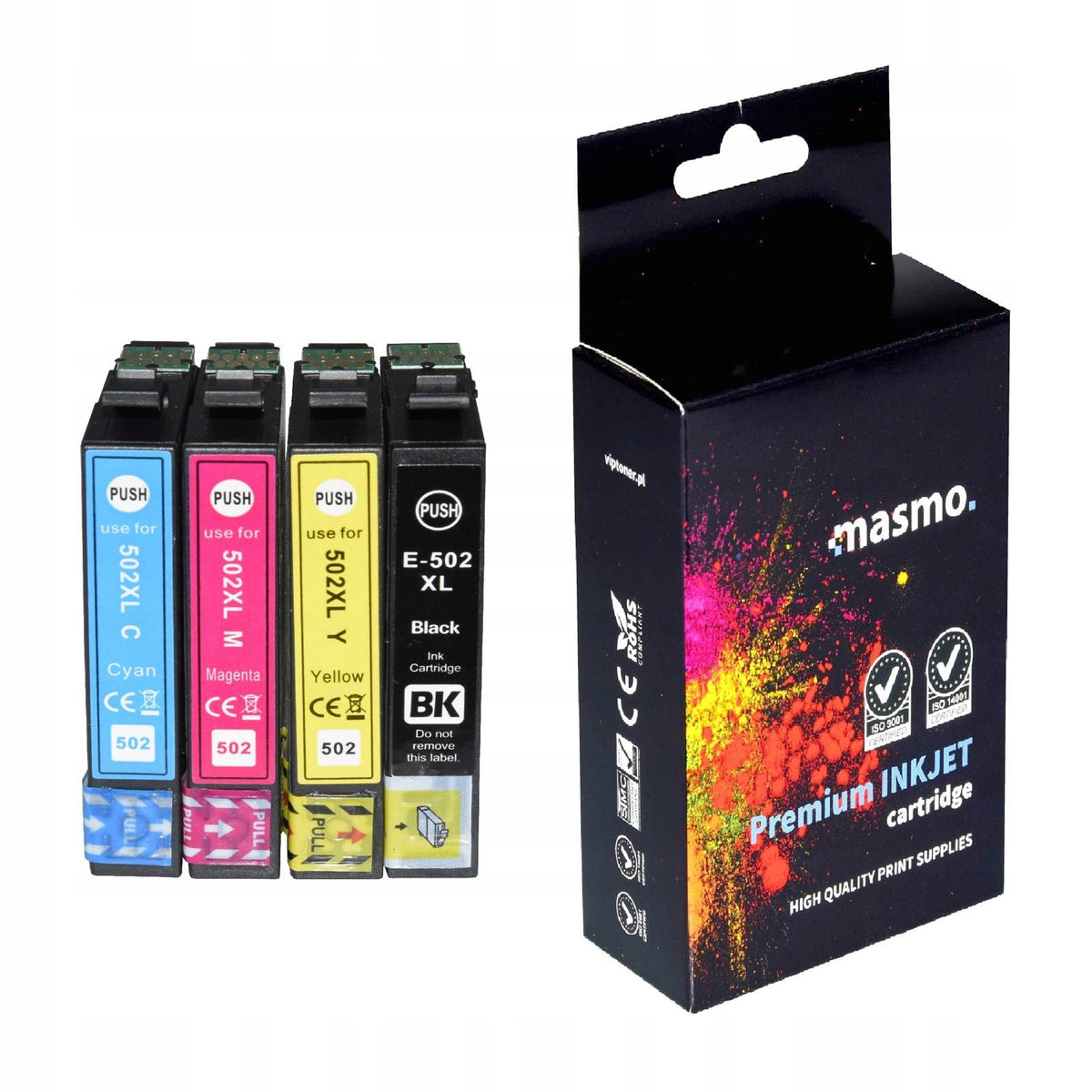4x Ink Epson T502XL set XP-5100 WF-2800 2860