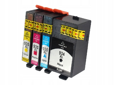 4x Ink cartridges for HP OfficeJet Pro 6230 6830 934XL 935XL