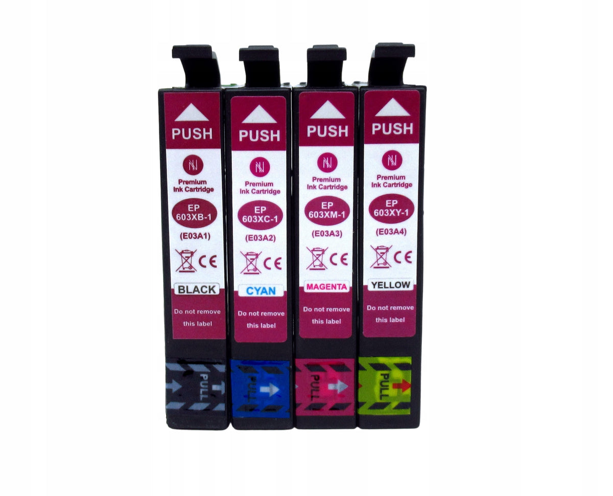 4x Ink for EPSON 603 XL XP-3100 XP-2100 WF-2810DWF Manufacturer Inkdigo