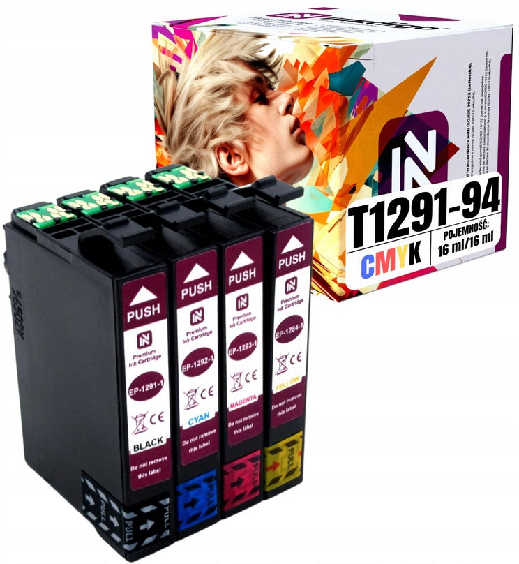 4x Ink for Epson WF-3520DWF WF-3530DTWF SET