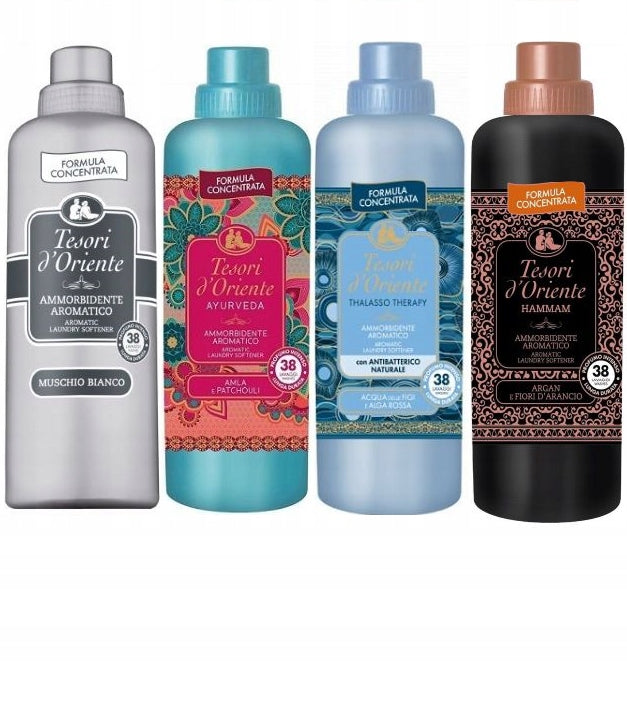 4x Italian TESORI d'Oriente rinse liquid MIX 4pcs.