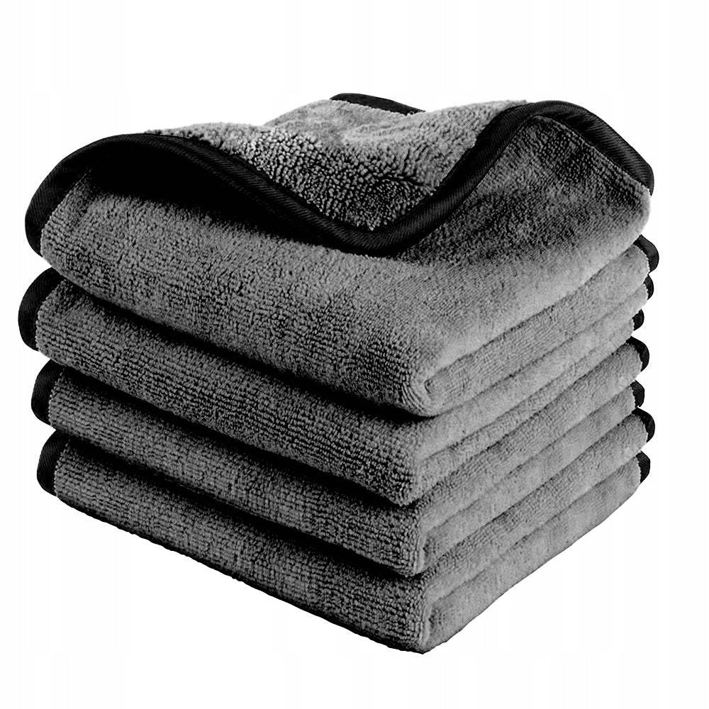 4x MICROFIBER CLOTH CLOTHS FOR CLEANING CAR POLISHING