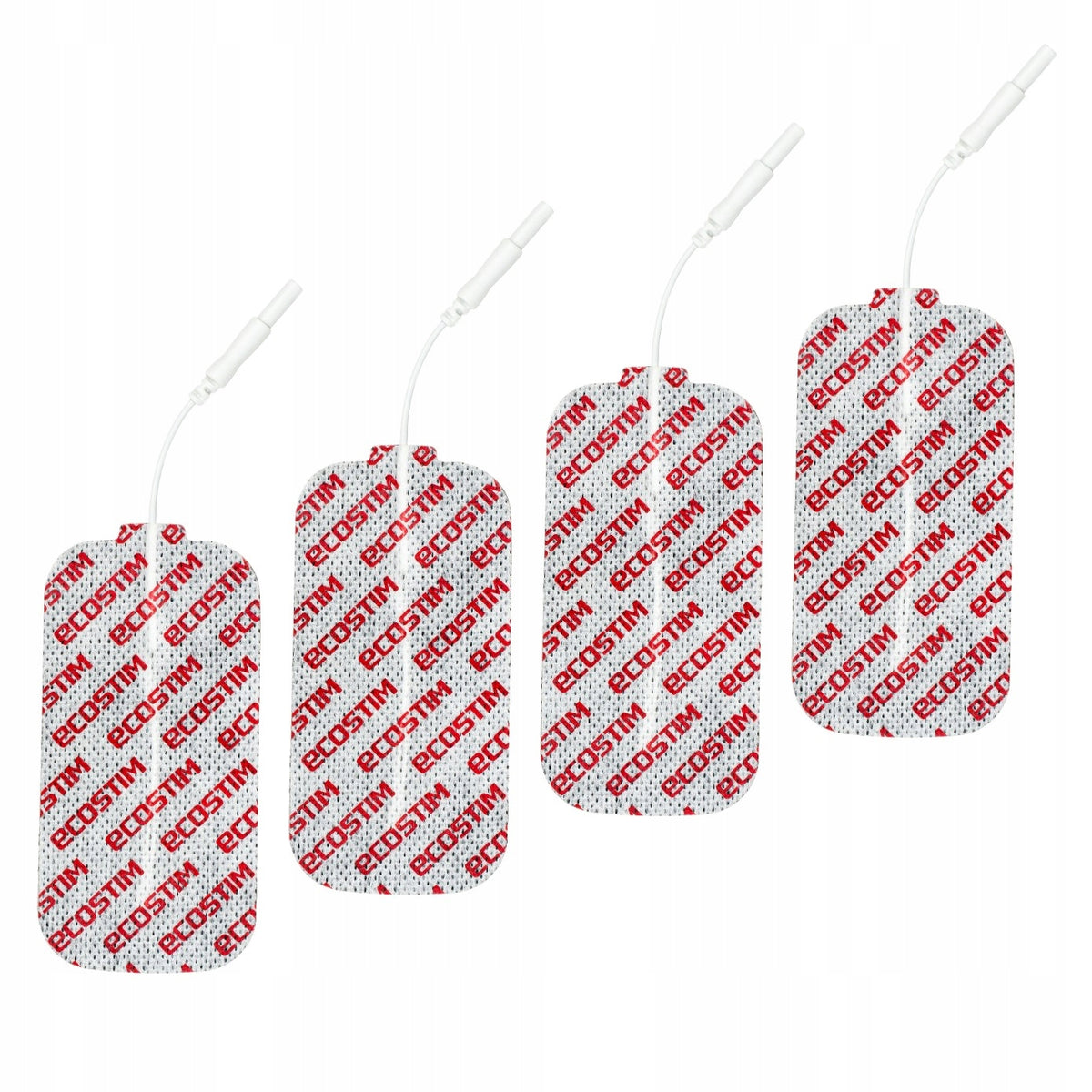 4x Medical Self Adhesive Gel Electrodes TENS 10x5cm PIN ECOSTIM