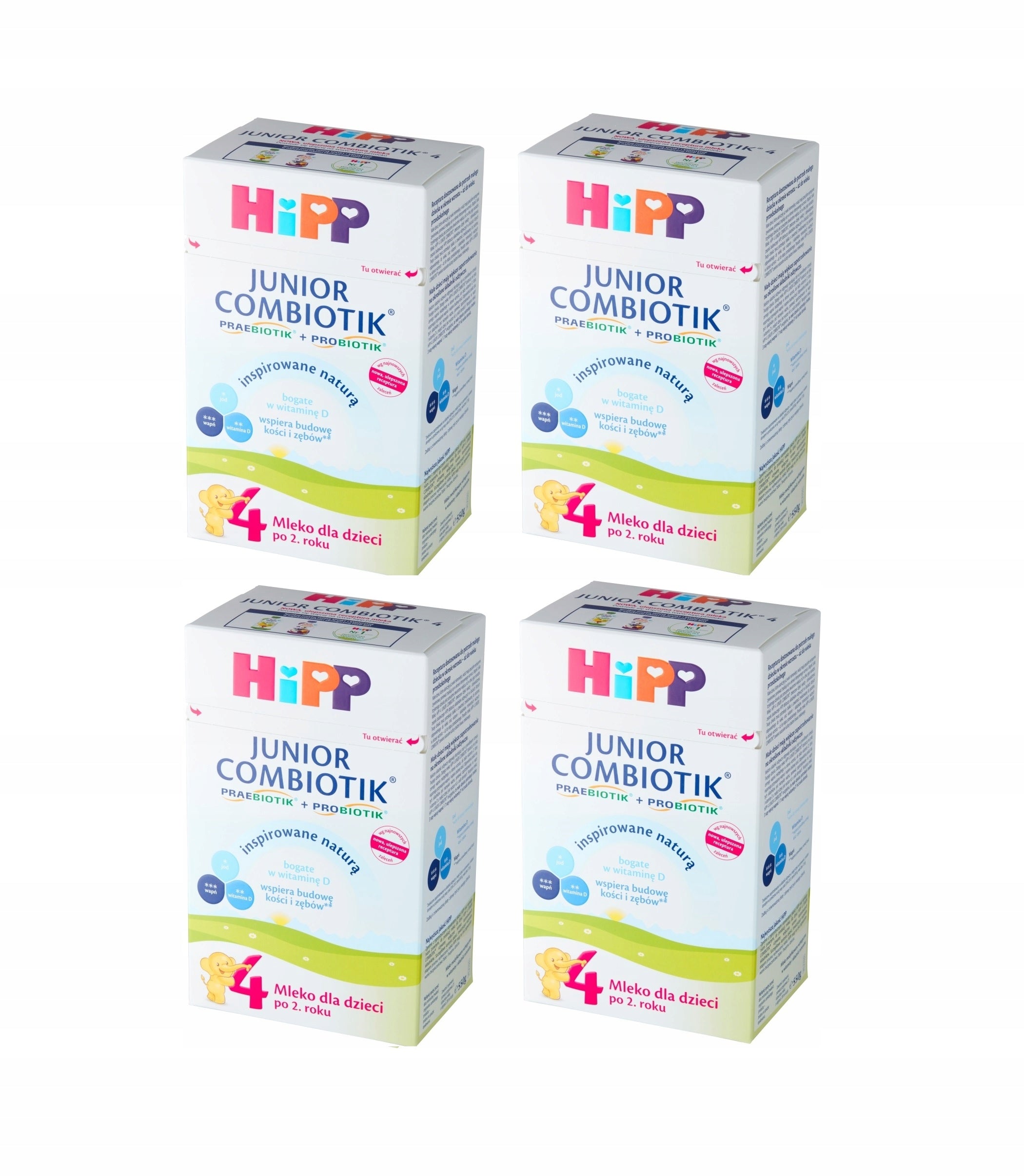 4x Milk HIPP 4 2200 g 25 - 36 months 4 pcs.