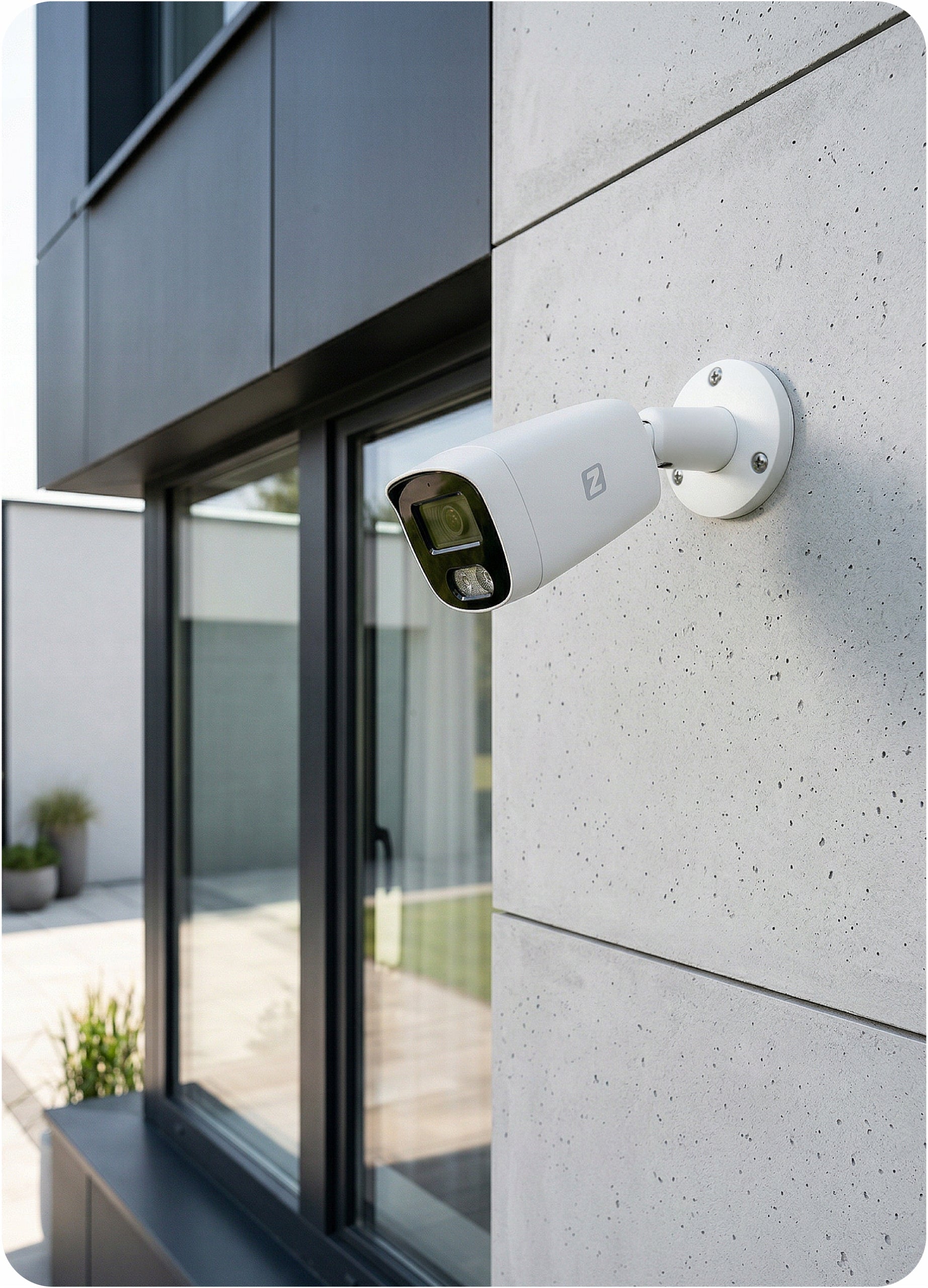 4x Monitoring Kit 4K Camera 8MPx POE | Recorder | Audio | Detection Manufacturer code IKTP830V1-4POE-4KAM