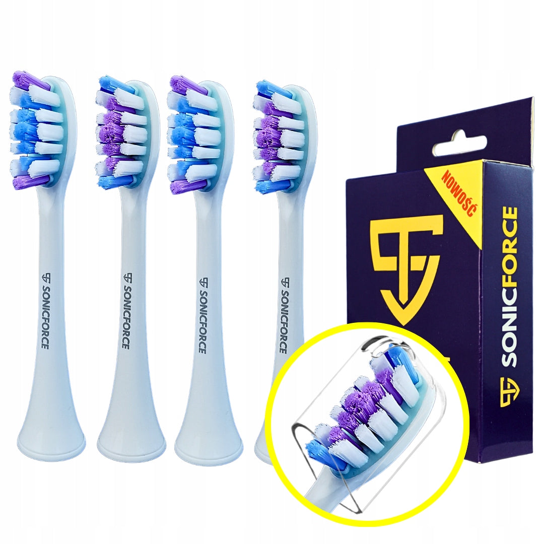 4x Nevadent NSZB3.7 C4 Toothbrush Tips Premium Fiber Replacement