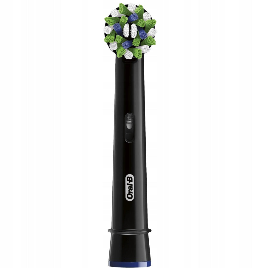4x ORAL-B CROSS ACTION EB50 BLACK TIPS FOR ELECTRIC TOOTHBRUSH Brand Oral-B