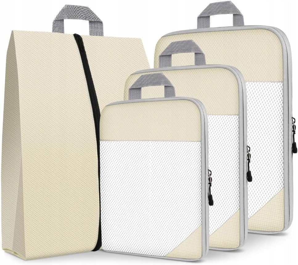 4x PACKING CUBES TRAVEL ORGANIZER FOR LUGGAGE PACKING BAG