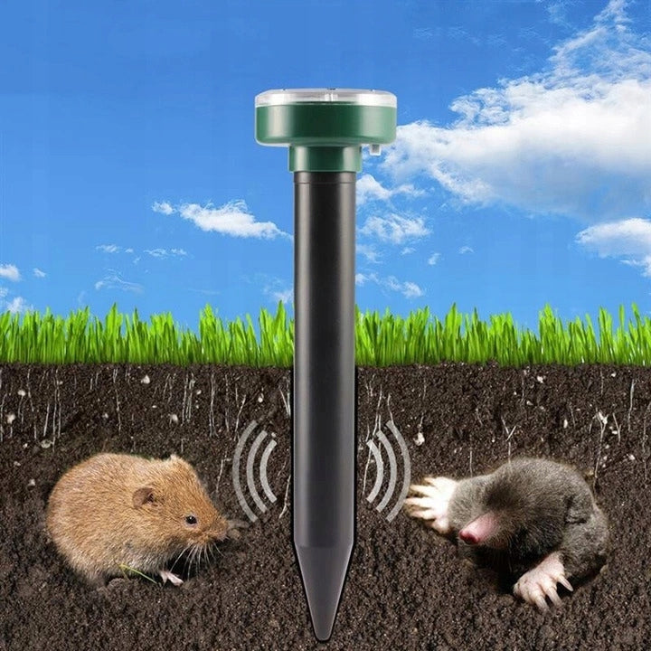 4x POWERFUL MOLE REPELLENT VOLES RODENTS MOUSE RATS SOLAR STRONG Kind repellent