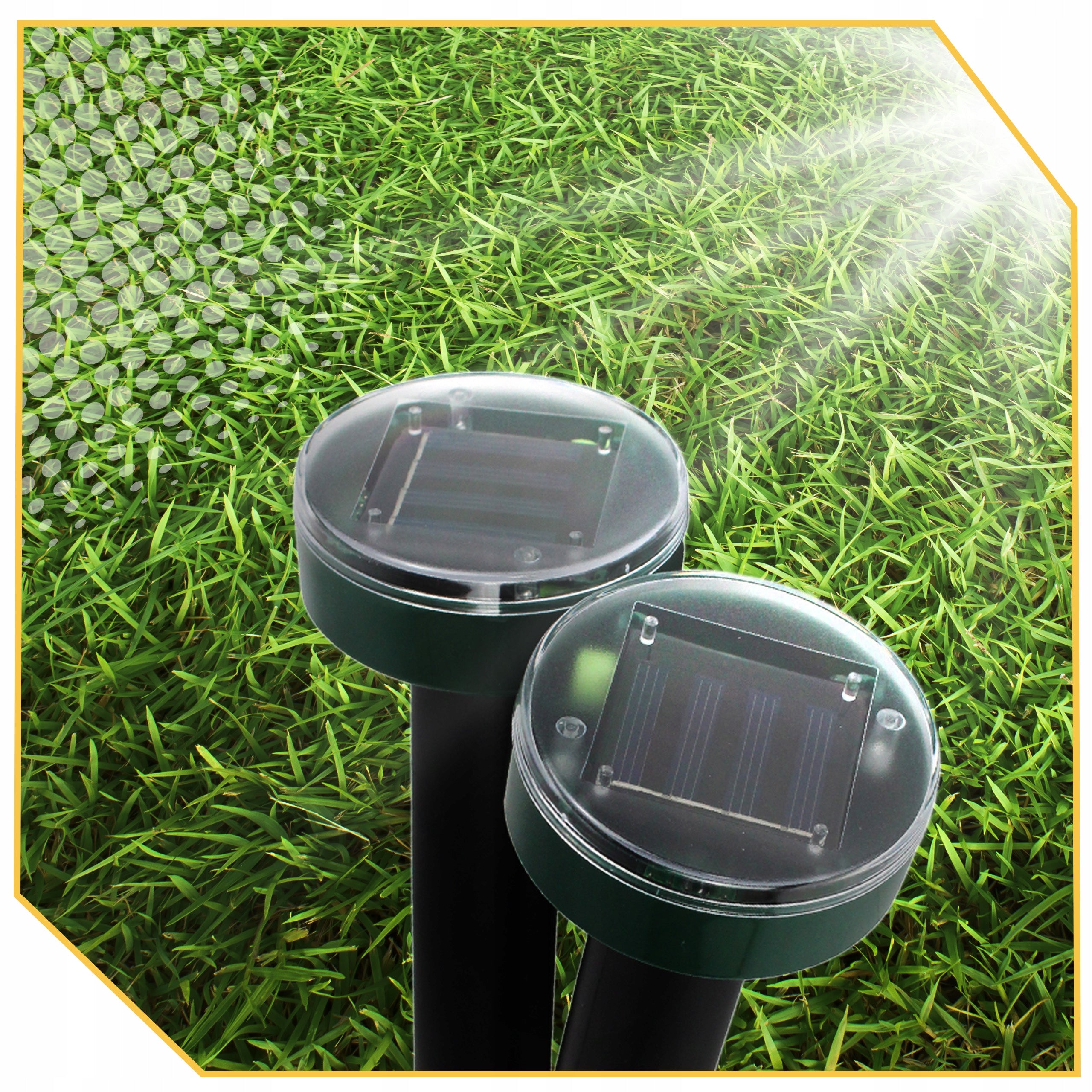 4x POWERFUL SOLAR MOLE REPELLENT FOR MOLES RODENT MICE XXL 4PCS Kind repellent