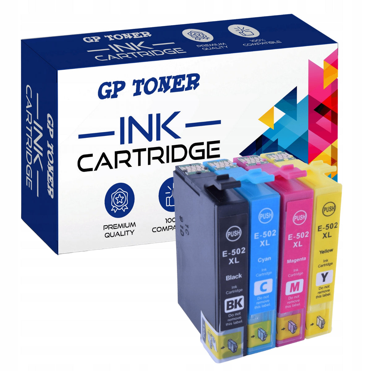 4x PRINTER INKS EPSON 502 XL XP-5100 WF-2800 WF-2860 DWF XP5115 SET