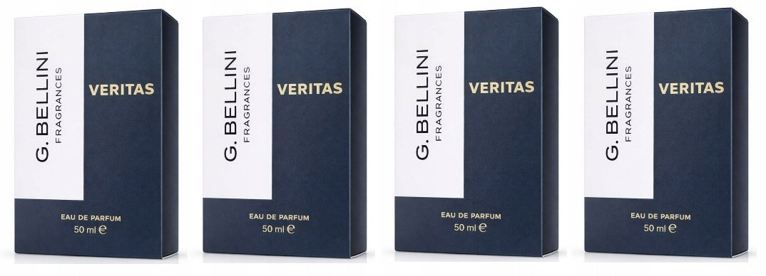 4x Perfumed Water G. Bellini Fragrances Veritas Men's 50ml