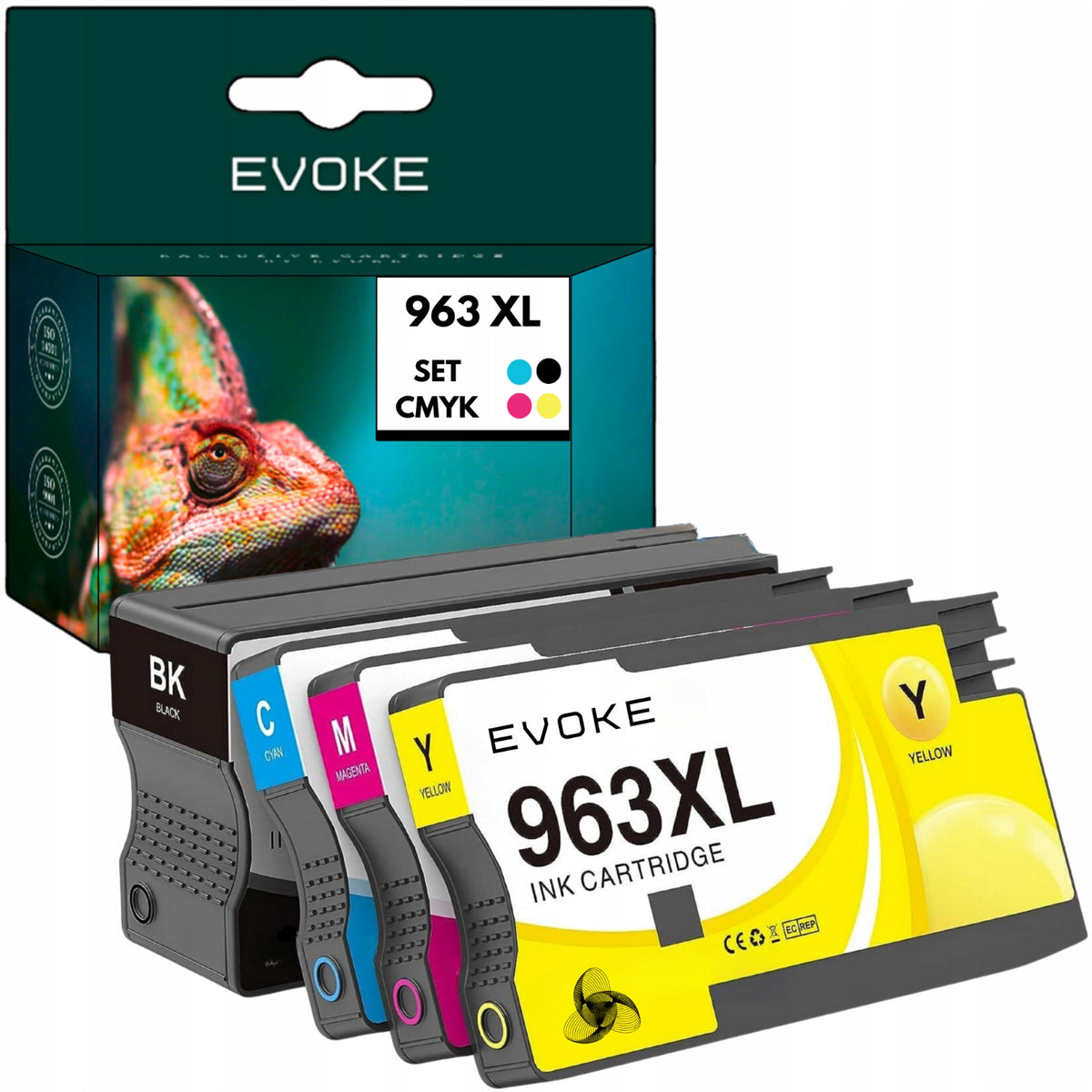 4x Printer ink HP 963 XL | black + set color | new update