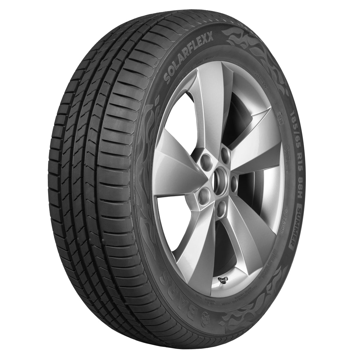 4x Summer tyre BARS SOLARFLEXX 195/65R15 91H SL DOT 2026 NEW