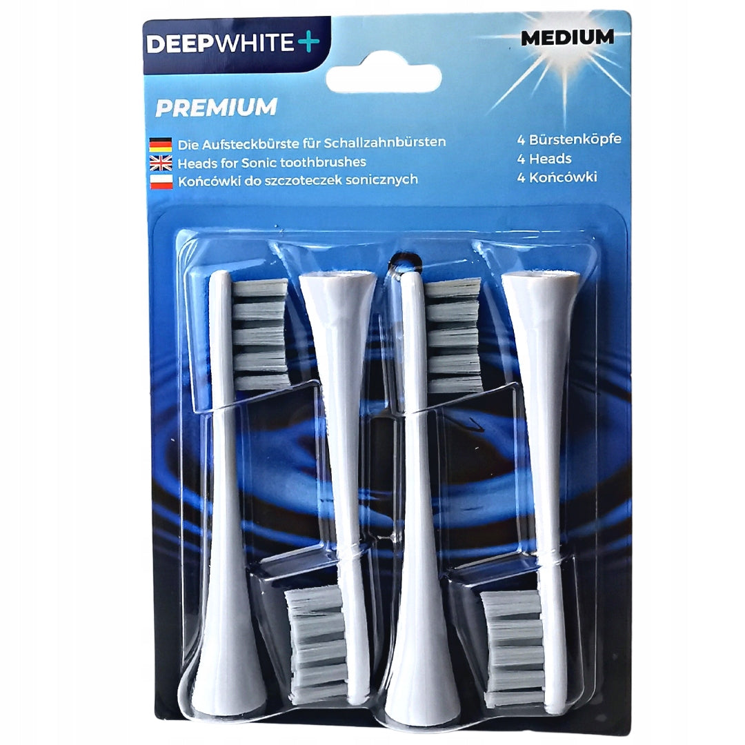 4x TIPS FOR XIAOMI OCLEAN FLOW X PRO replacements Brand DeepWhite